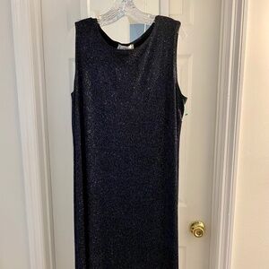 Black and Silver Sequined Formal Dress by Ronnie Nicole II, NWOT